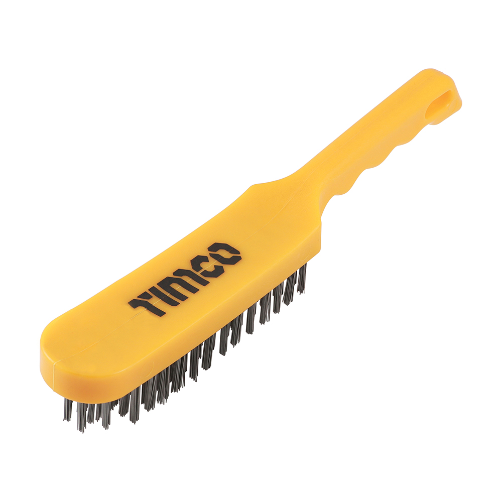 TIMCO Plastic Handle Scratch Brush - Steel (41mm)